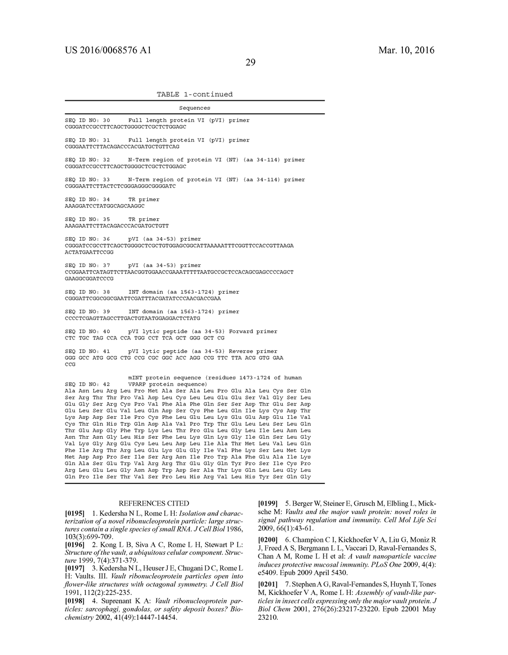 Vault Complexes for Facilitating Biomolecule Delivery - diagram, schematic, and image 48