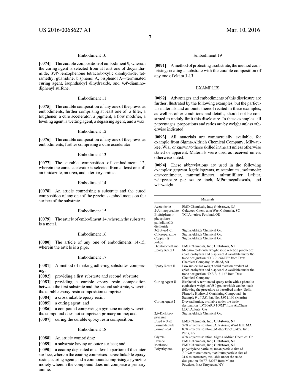 EPOXY RESINS COMPRISING A PYRAZINE-CONTAINING COMPOUND - diagram, schematic, and image 08