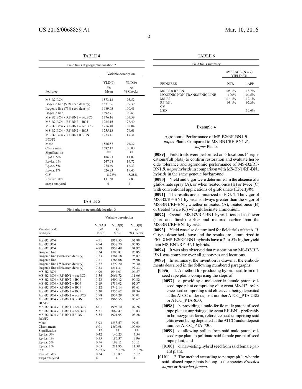 HYBRID BRASSICA PLANTS AND METHODS FOR PRODUCING SAME - diagram, schematic, and image 12