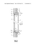 One-piece framing device for a window-type opening, method for the     installation thereof and production method thereof diagram and image