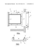 One-piece framing device for a window-type opening, method for the     installation thereof and production method thereof diagram and image