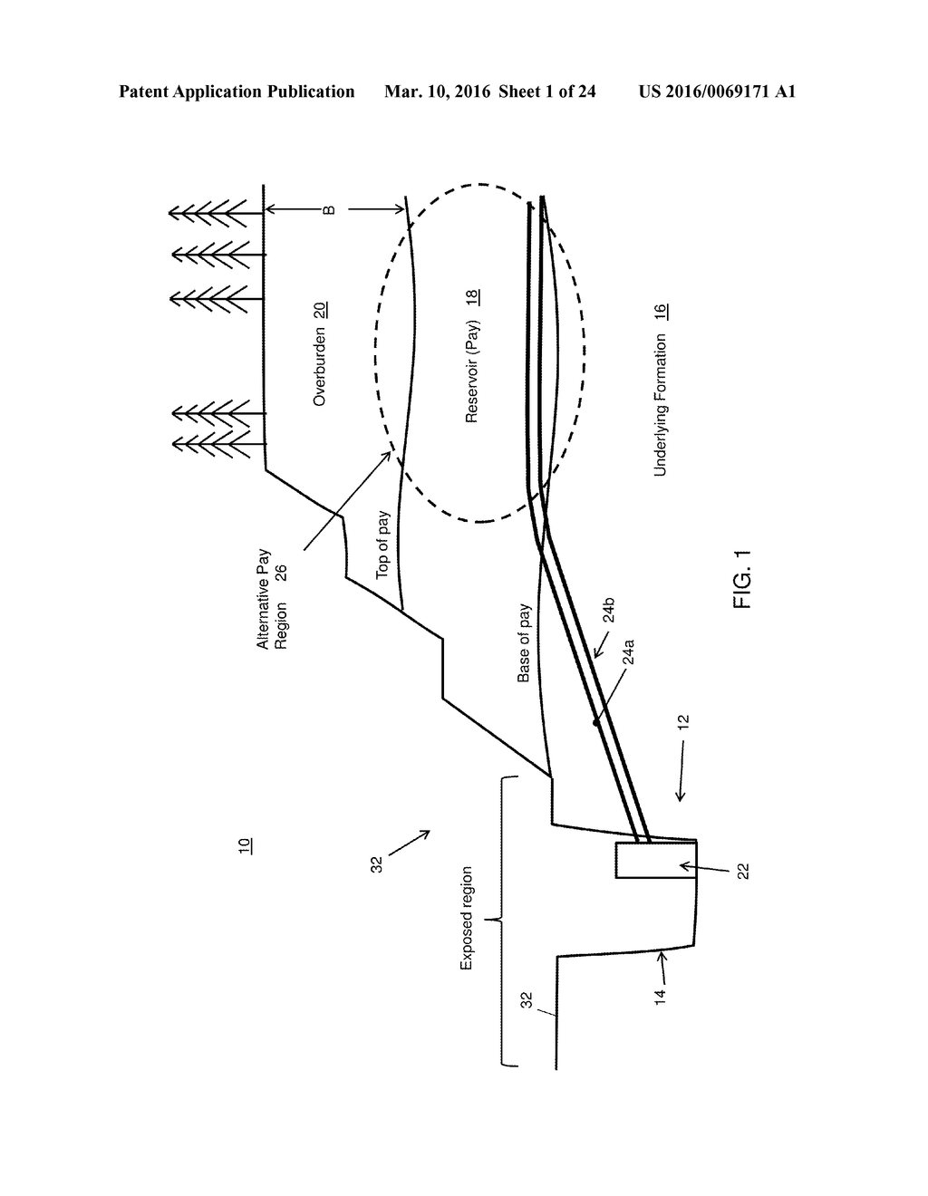 IN SITU GRAVITY DRAINAGE SYSTEM AND METHOD FOR EXTRACTING BITUMEN FROM     ALTERNATIVE PAY REGIONS - diagram, schematic, and image 02
