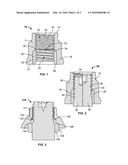 LOCKING MEMBER WITH DISPERSIVE ENERGY ABSORBENT LAYER diagram and image