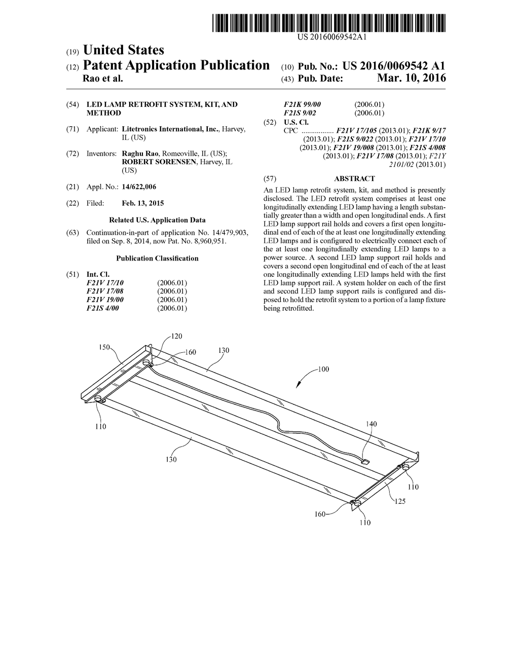 LED LAMP RETROFIT SYSTEM, KIT, AND METHOD - diagram, schematic, and image 01