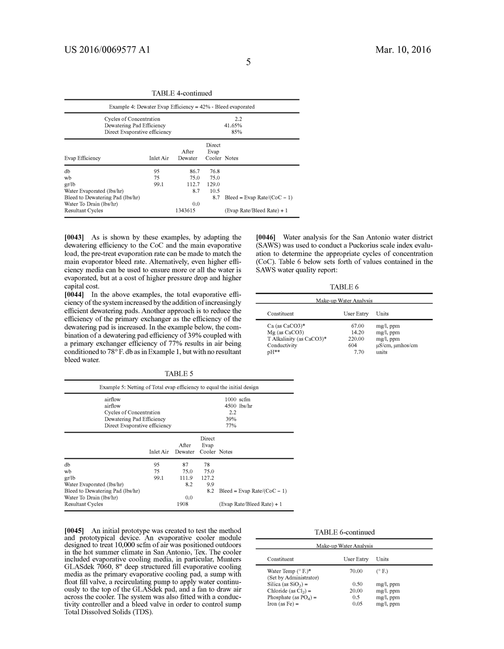 WATER MINIMIZING METHOD AND APPARATUS FOR USE WITH EVAPORATIVE COOLING     DEVICES - diagram, schematic, and image 09