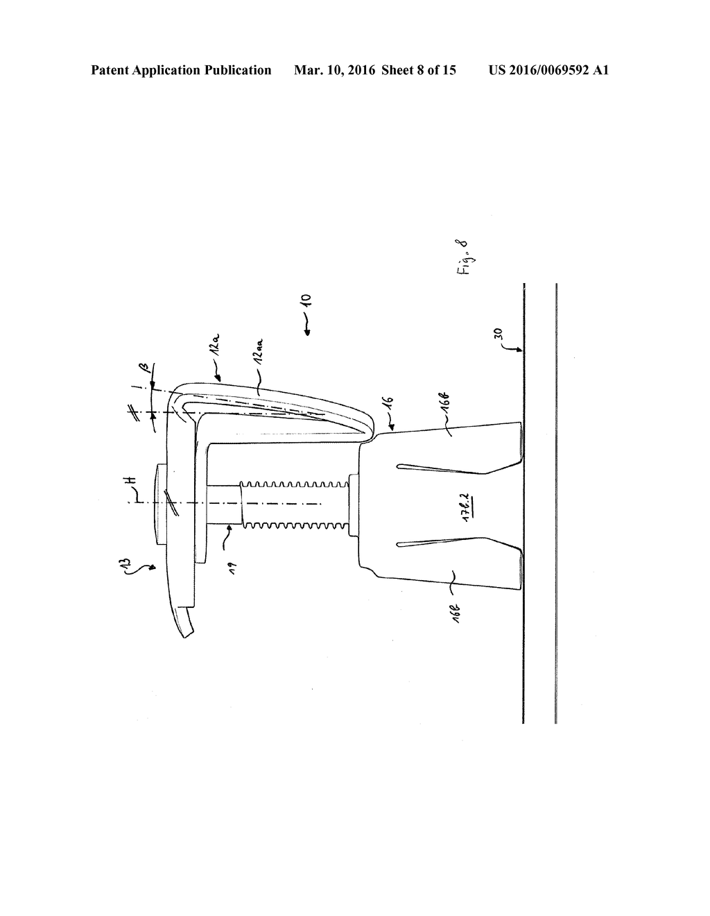 HOLDER DEVICE FOR FASTENING AN AREA MODULE TO A CARRIER - diagram, schematic, and image 09