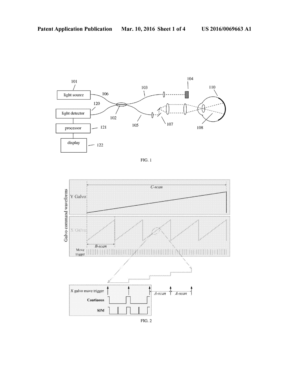 SPLIT INTEGRATION MODE ACQUISITION FOR OPTIMIZED OCT IMAGING AT MULTIPLE     SPEEDS - diagram, schematic, and image 02