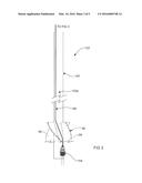 APPARATUS FOR TEMPERATURE MEASUREMENTS OF A MOLTEN BATH IN A TOP SUBMERGED     INJECTION LANCE INSTALLATION diagram and image