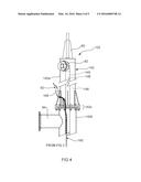 APPARATUS FOR TEMPERATURE MEASUREMENTS OF A MOLTEN BATH IN A TOP SUBMERGED     INJECTION LANCE INSTALLATION diagram and image