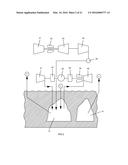 Process for testing a compressor or a combustor of a gas turbine engine     using a large compressed air storage reservoir diagram and image