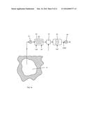 Process for testing a compressor or a combustor of a gas turbine engine     using a large compressed air storage reservoir diagram and image