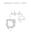 Process for testing a compressor or a combustor of a gas turbine engine     using a large compressed air storage reservoir diagram and image