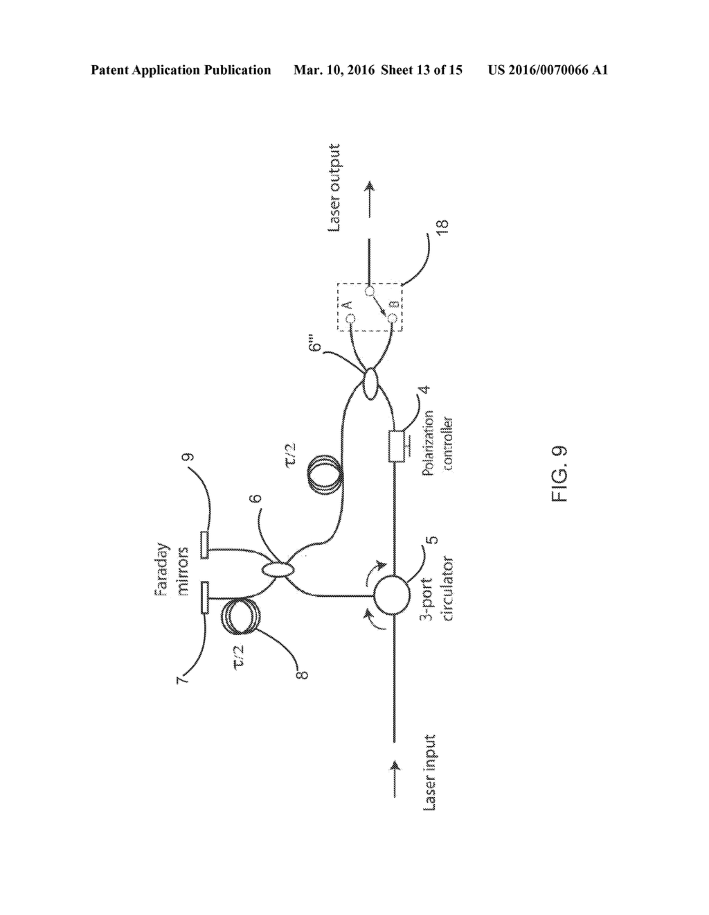 Optical Buffering Methods, Apparatus, and Systems for Increasing the     Repetition Rate of Tunable Light Sources - diagram, schematic, and image 14