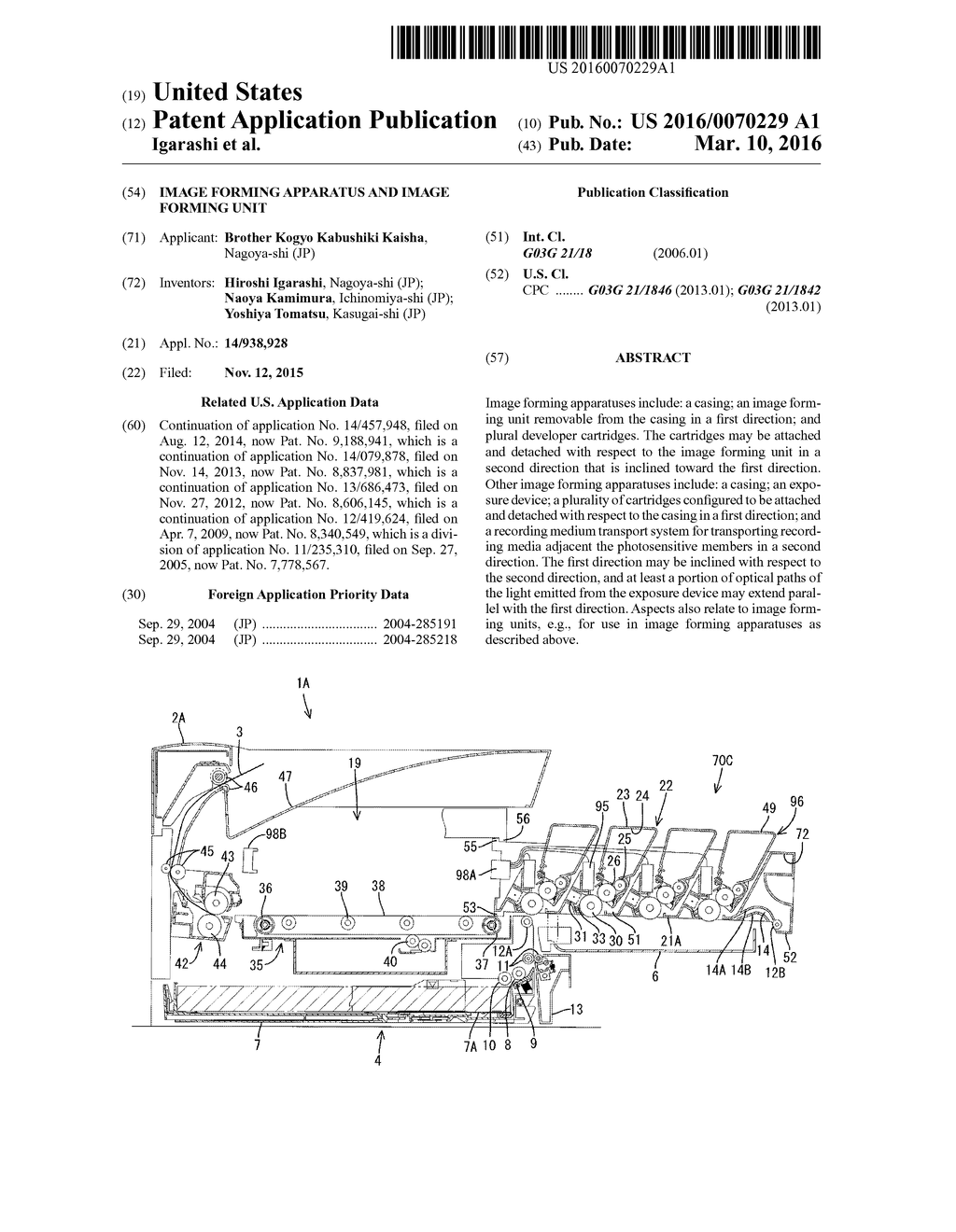 Image Forming Apparatus and Image Forming Unit - diagram, schematic, and image 01