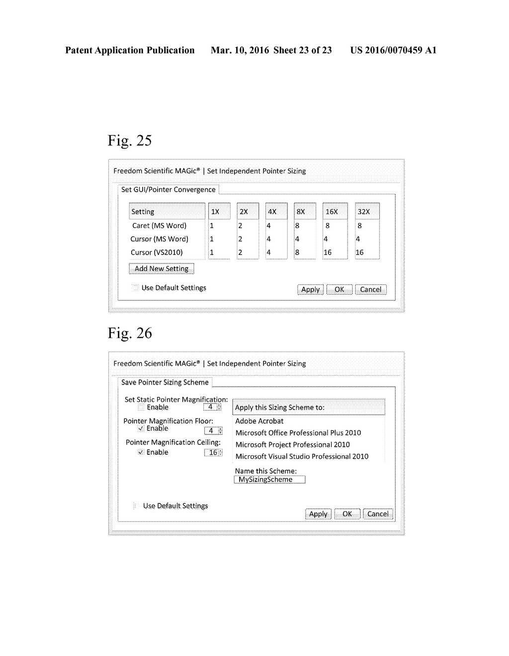 MAGNIFICATION INTERFACE WITH INDEPENDENT POINTER SIZING - diagram, schematic, and image 24