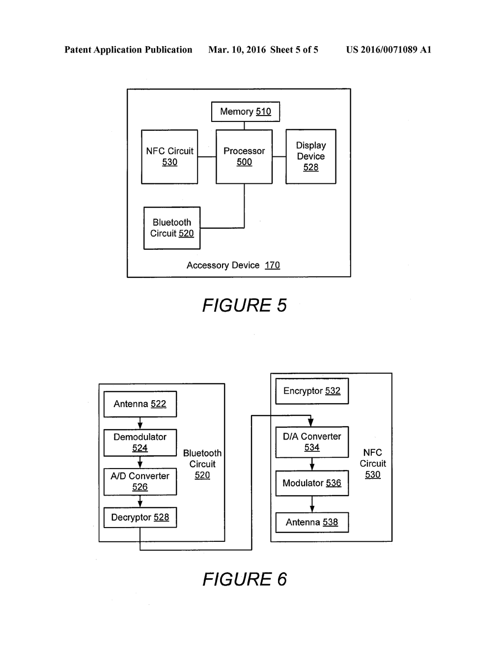 SECURE NFC FORWARDING FROM A MOBILE TERMINAL THROUGH AN ELECTRONIC     ACCESSORY - diagram, schematic, and image 06