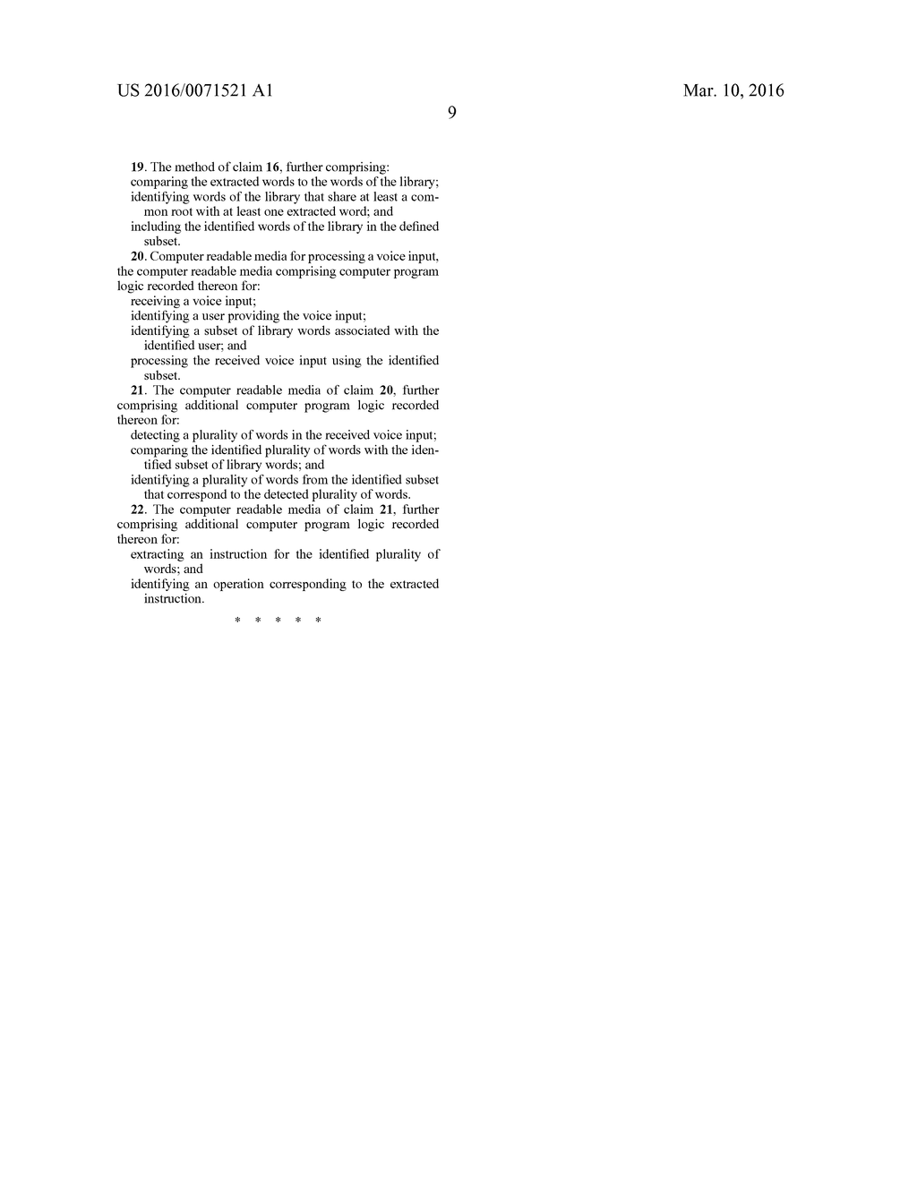 USER PROFILING FOR VOICE INPUT PROCESSING - diagram, schematic, and image 18