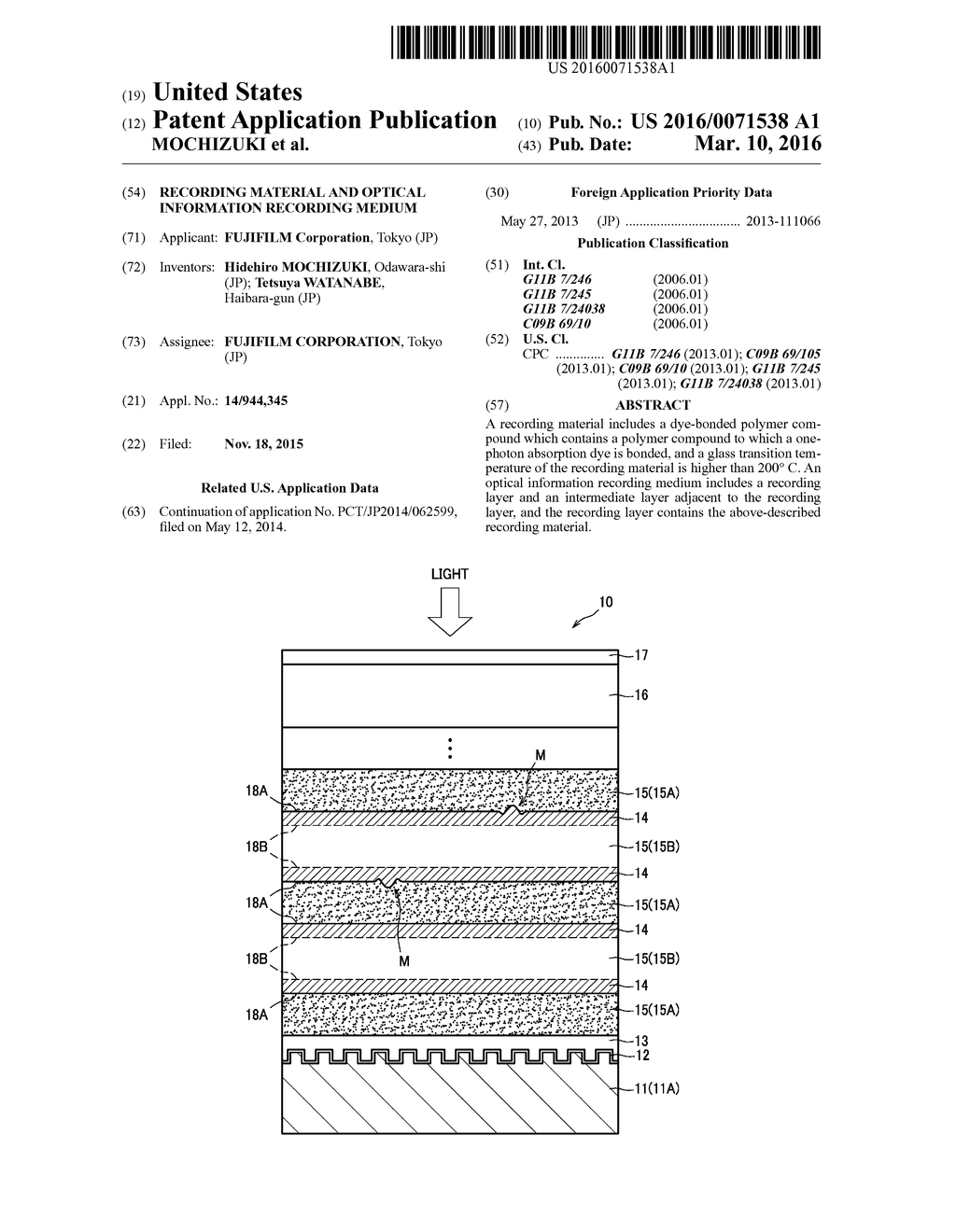 RECORDING MATERIAL AND OPTICAL INFORMATION RECORDING MEDIUM - diagram, schematic, and image 01