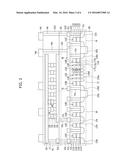 ELECTRONIC DEVICE HAVING FLASH MEMORY ARRAY FORMED IN AT DIFFERENT LEVEL     THAN VARIABLE RESISTANCE MEMORY CELLS diagram and image