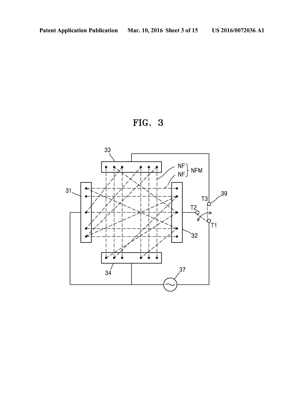 NANOFIBER-BASED THERMOELECTRIC GENERATOR MODULE, METHOD FOR MANUFACTURING     THE SAME, AND ELECTROSPINNING APPARATUS FOR MANUFACTURING NANOFIBERS     THEREFORE - diagram, schematic, and image 04