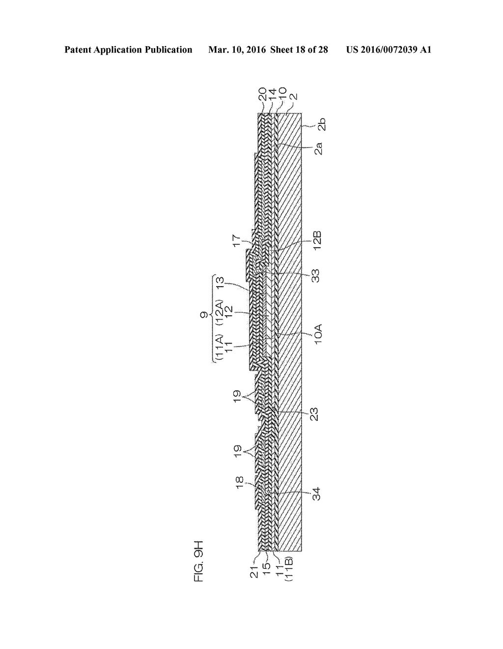 DEVICE USING A PIEZOELECTRIC ELEMENT AND METHOD FOR MANUFACTURING THE SAME - diagram, schematic, and image 19