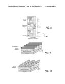 THREE-DIMENSIONAL ARRAY OF RE-PROGRAMMABLE NON-VOLATILE MEMORY ELEMENTS     HAVING VERTICAL BIT LINES diagram and image