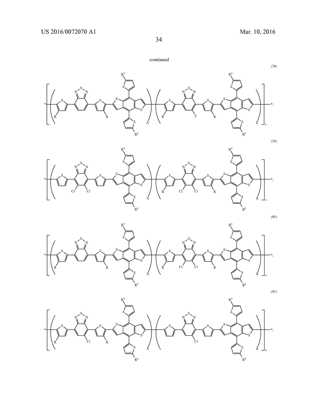 POLYMERIC BLENDS AND RELATED OPTOELECTRONIC DEVICES - diagram, schematic, and image 36