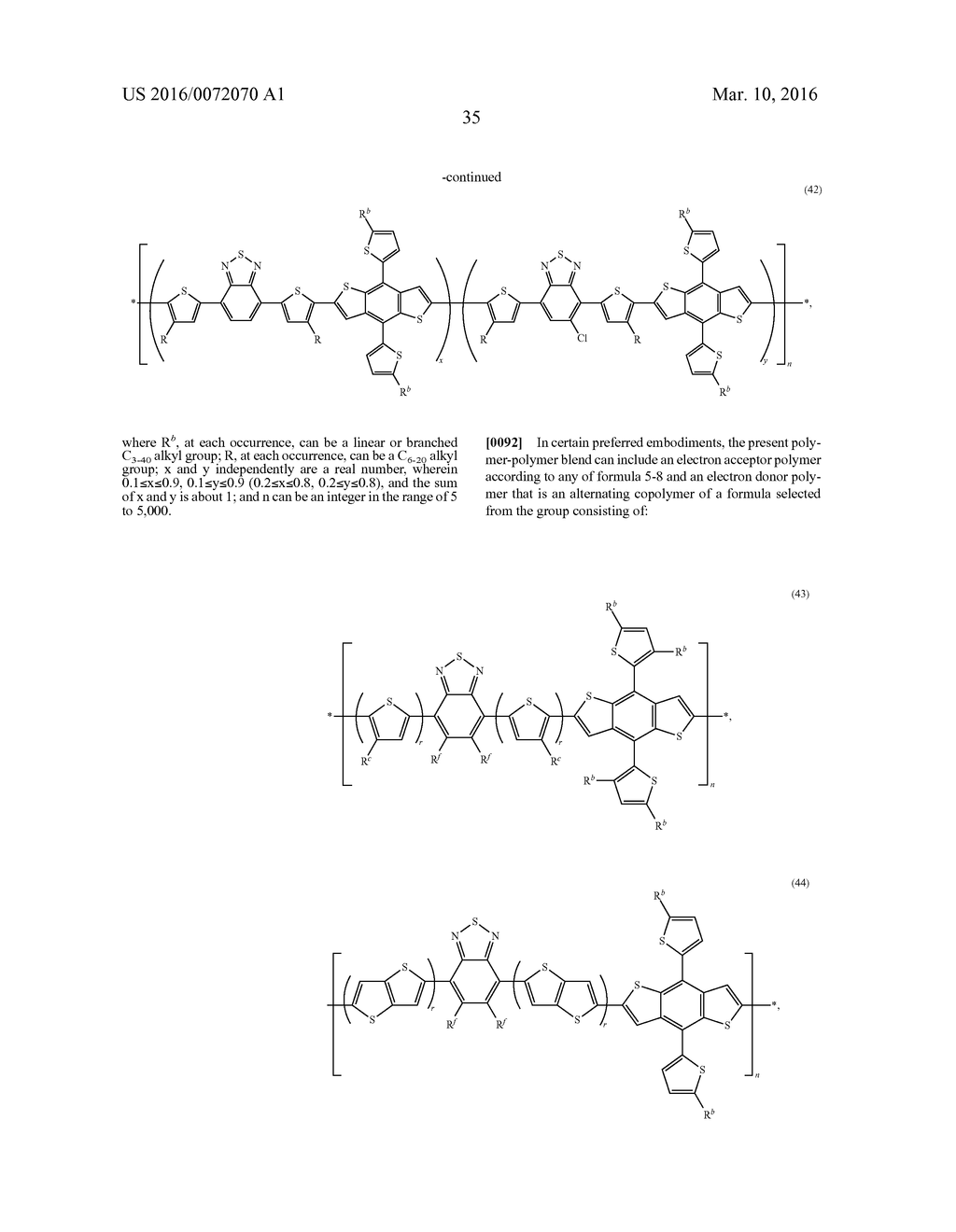 POLYMERIC BLENDS AND RELATED OPTOELECTRONIC DEVICES - diagram, schematic, and image 37