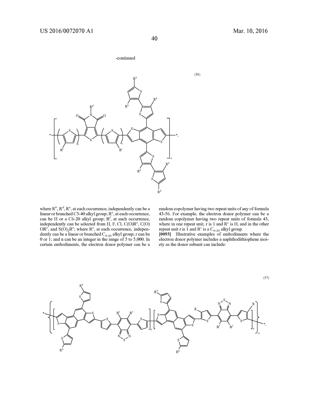 POLYMERIC BLENDS AND RELATED OPTOELECTRONIC DEVICES - diagram, schematic, and image 42