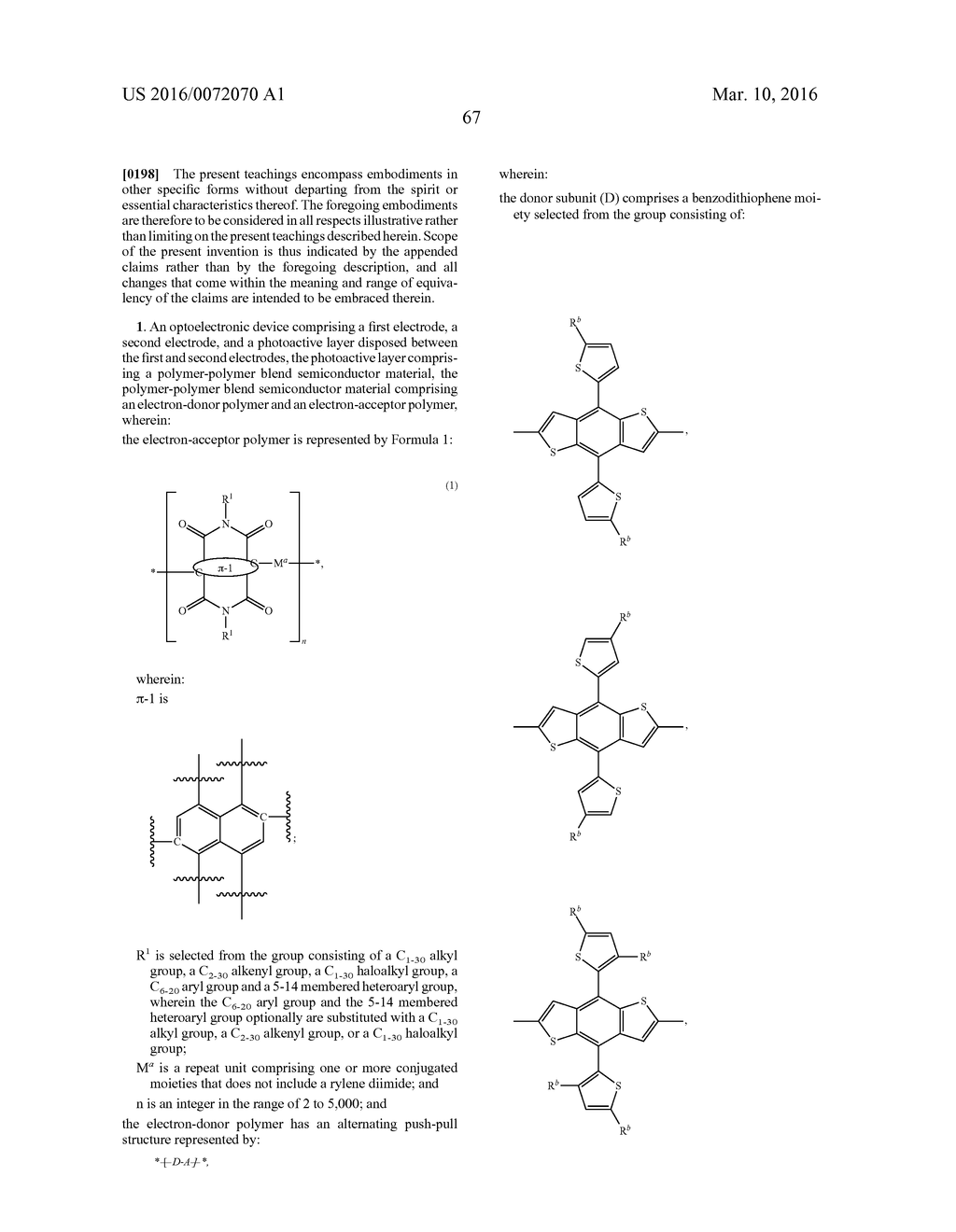 POLYMERIC BLENDS AND RELATED OPTOELECTRONIC DEVICES - diagram, schematic, and image 69