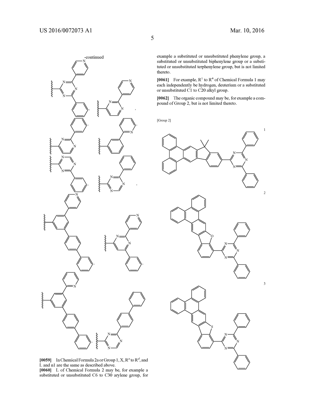 ORGANIC COMPOSITION, AND ORGANIC OPTOELECTRONIC ELEMENT AND DISPLAY DEVICE - diagram, schematic, and image 07