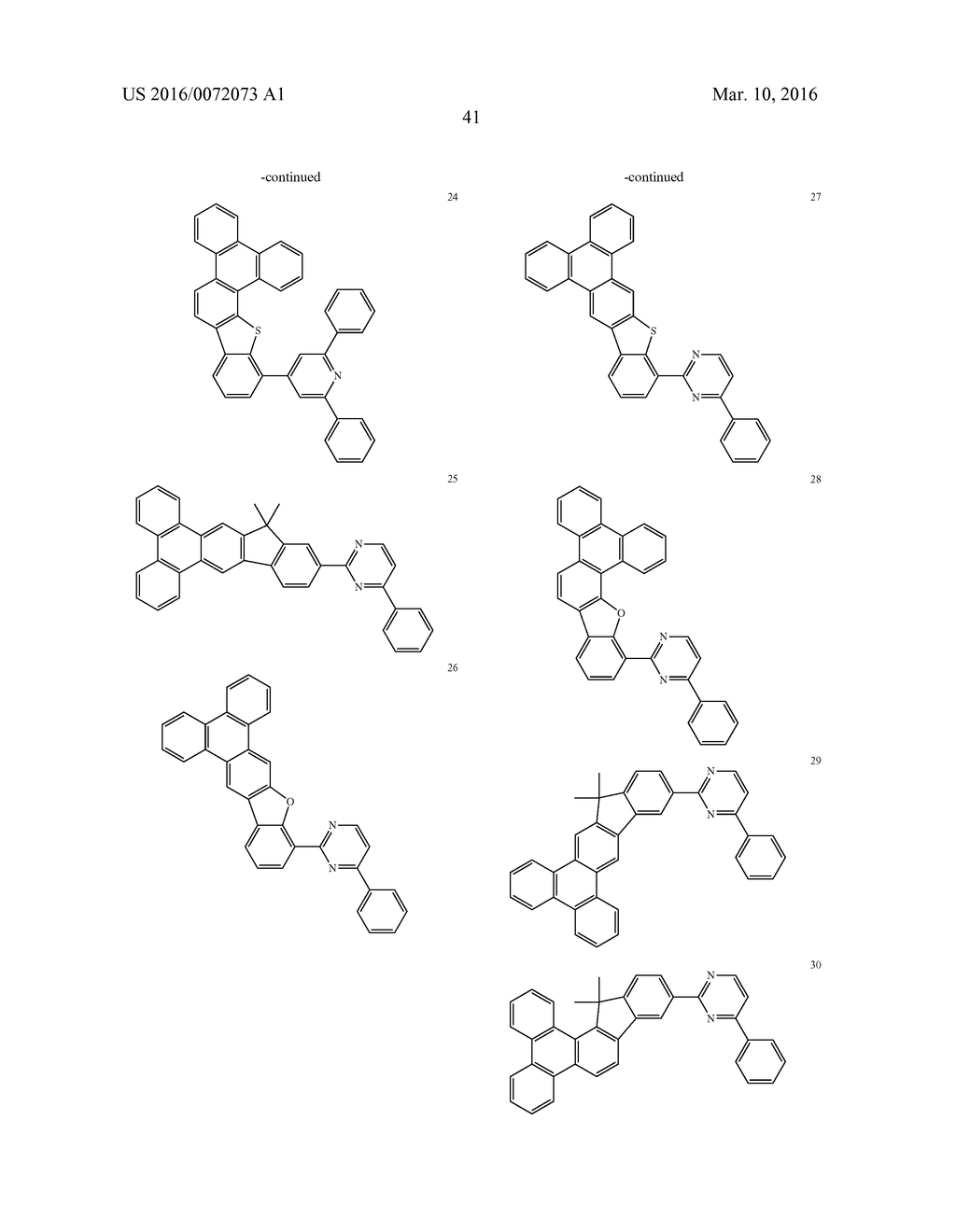 ORGANIC COMPOSITION, AND ORGANIC OPTOELECTRONIC ELEMENT AND DISPLAY DEVICE - diagram, schematic, and image 43