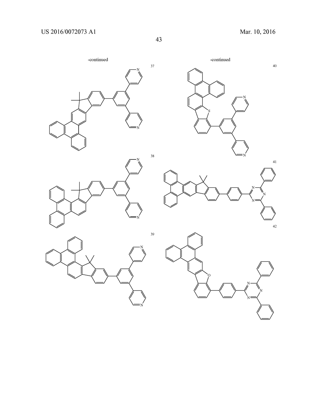 ORGANIC COMPOSITION, AND ORGANIC OPTOELECTRONIC ELEMENT AND DISPLAY DEVICE - diagram, schematic, and image 45