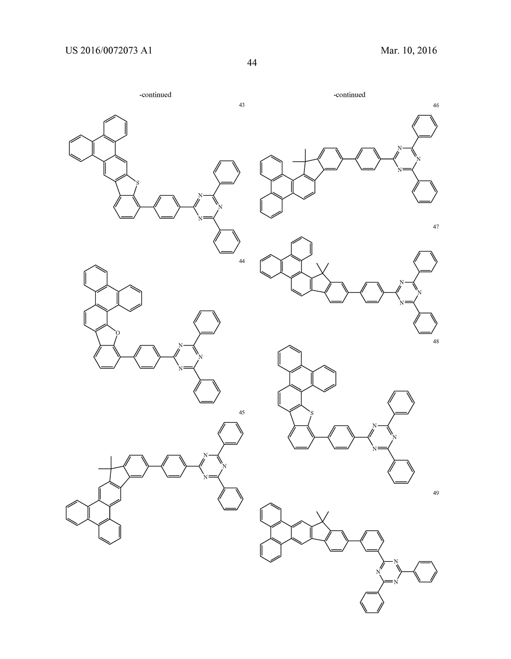 ORGANIC COMPOSITION, AND ORGANIC OPTOELECTRONIC ELEMENT AND DISPLAY DEVICE - diagram, schematic, and image 46