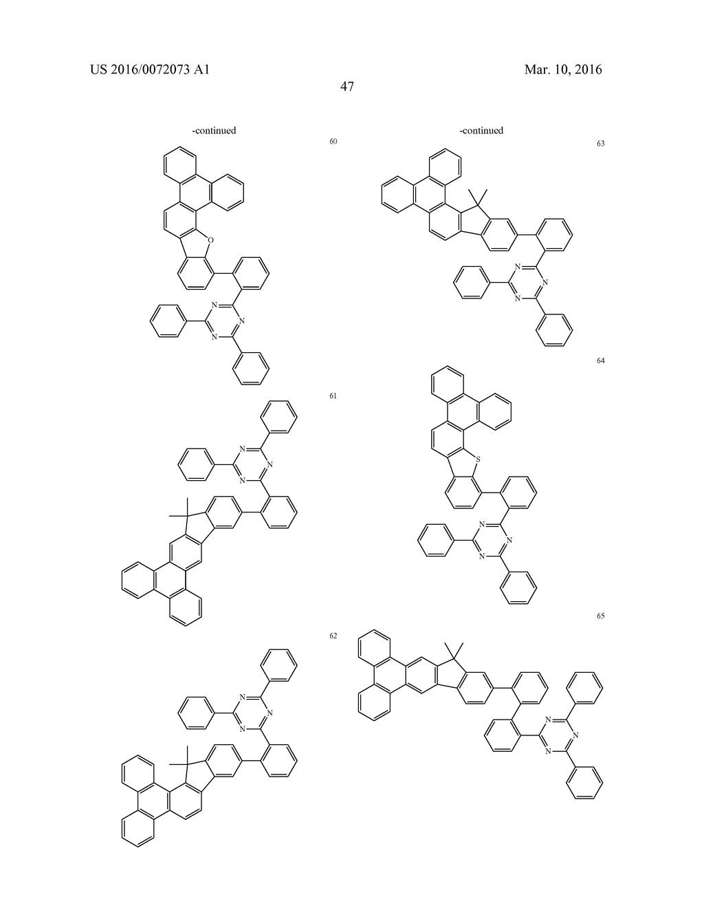 ORGANIC COMPOSITION, AND ORGANIC OPTOELECTRONIC ELEMENT AND DISPLAY DEVICE - diagram, schematic, and image 49