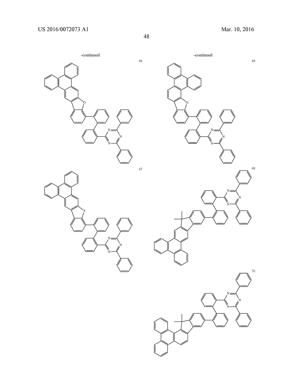 ORGANIC COMPOSITION, AND ORGANIC OPTOELECTRONIC ELEMENT AND DISPLAY DEVICE - diagram, schematic, and image 50