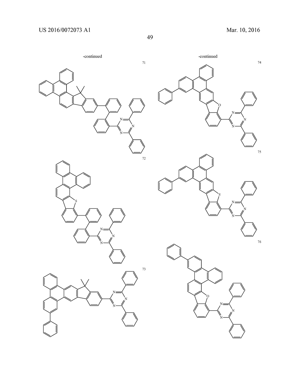 ORGANIC COMPOSITION, AND ORGANIC OPTOELECTRONIC ELEMENT AND DISPLAY DEVICE - diagram, schematic, and image 51