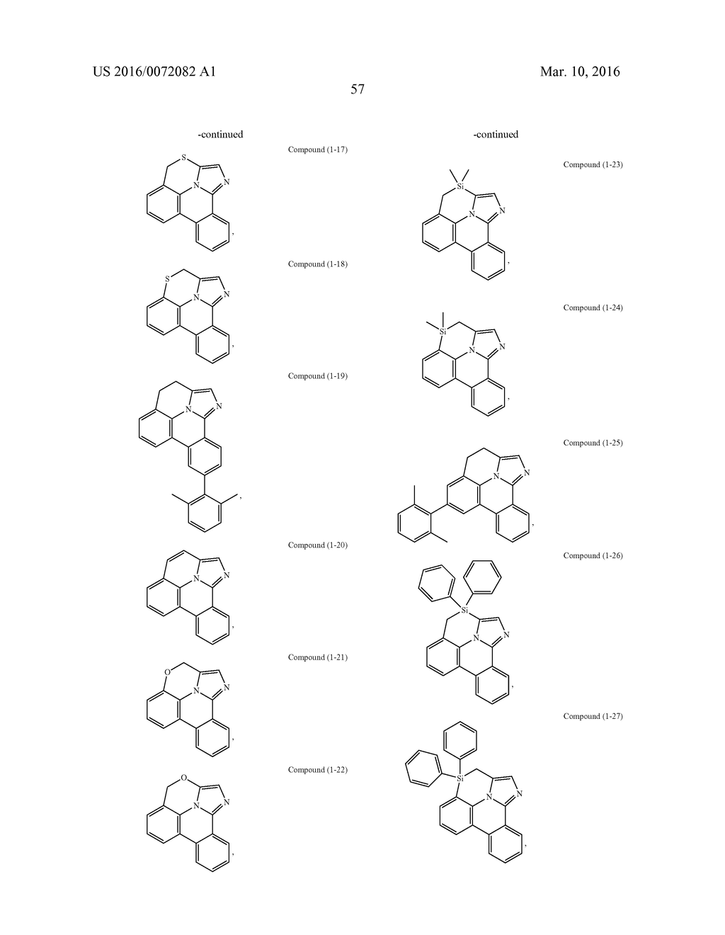 ORGANIC ELECTROLUMINESCENT MATERIALS AND DEVICES - diagram, schematic, and image 66