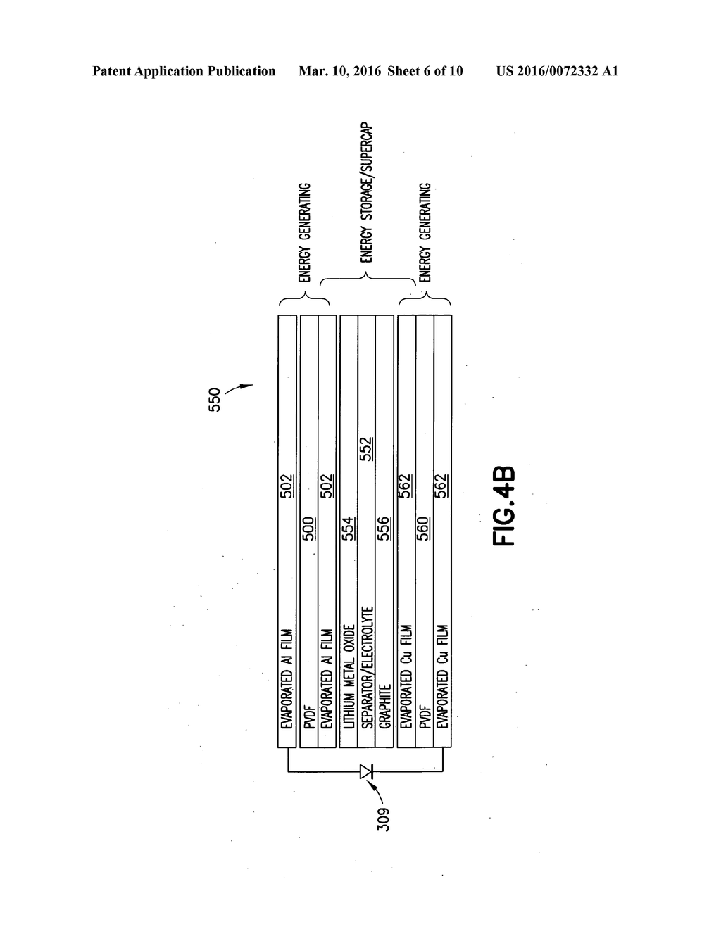 Flexible, Hybrid Energy Generating And Storage Power Cell - diagram, schematic, and image 07