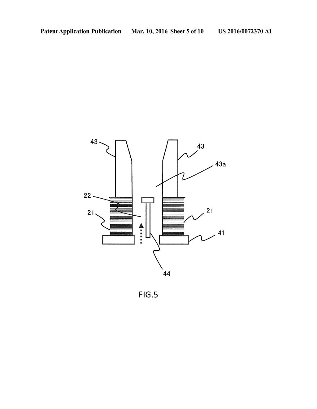 Magnet Inserting Apparatus for Magnet Insertion into Magnet Insertion     Slots of Rotor Core and Method Thereof - diagram, schematic, and image 06