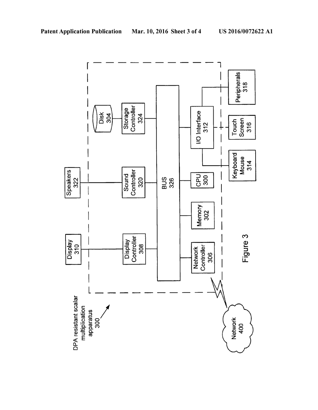 METHOD AND APPARATUS FOR SCALAR MULTIPLICATION SECURE AGAINST DIFFERENTIAL     POWER ATTACKS - diagram, schematic, and image 04