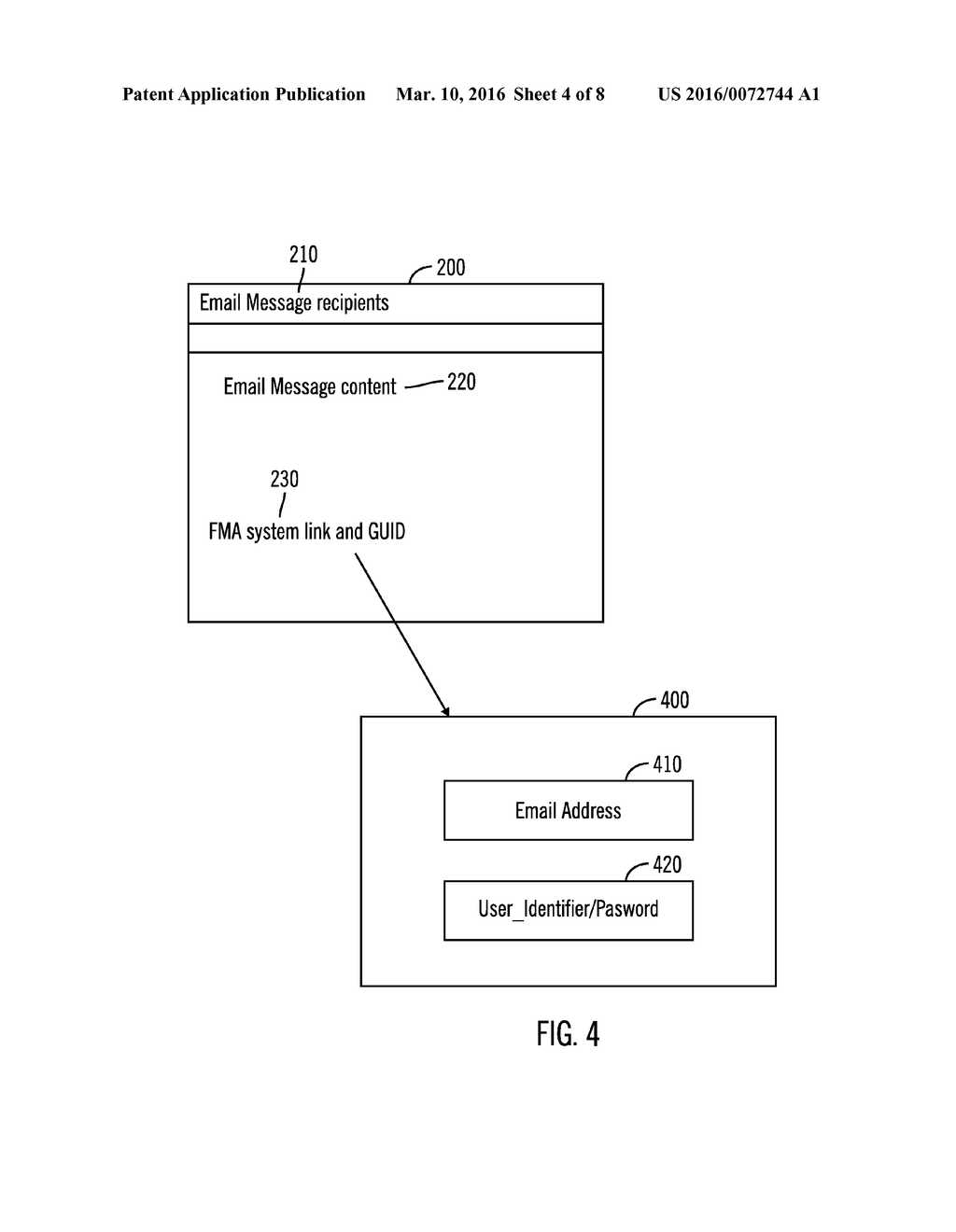 AUTOMATIC SHARING OF MESSAGE ATTACHMENTS ACROSS MULTIPLE SYSTEMS - diagram, schematic, and image 05