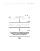 AUTOMATIC SHARING OF MESSAGE ATTACHMENTS ACROSS MULTIPLE SYSTEMS diagram and image