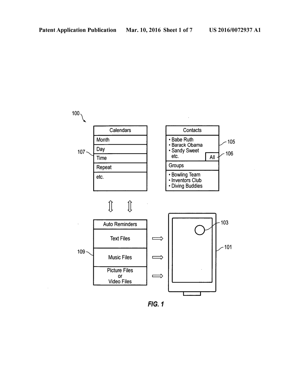 Auto reminder, alarm and response system and method - diagram, schematic, and image 02