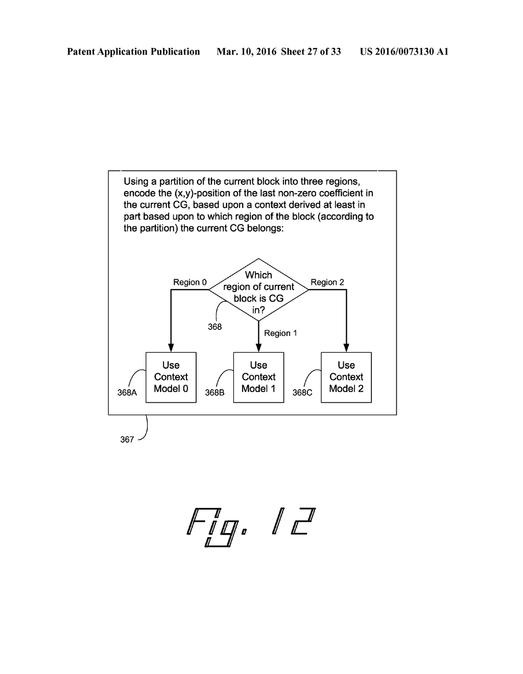 CODING POSITION DATA FOR THE LAST NON-ZERO TRANSFORM COEFFICIENT IN A     COEFFICIENT GROUP - diagram, schematic, and image 28