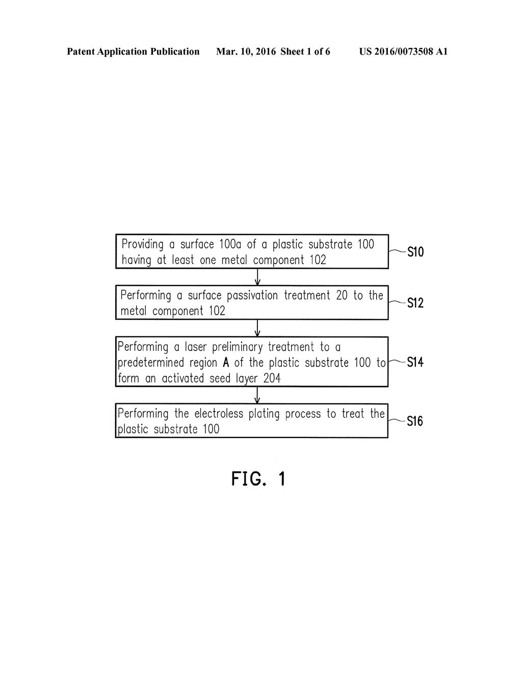 METHOD FOR FORMING METAL PATTERN AND SUBSTRATE HAVING THE SAME - diagram, schematic, and image 02