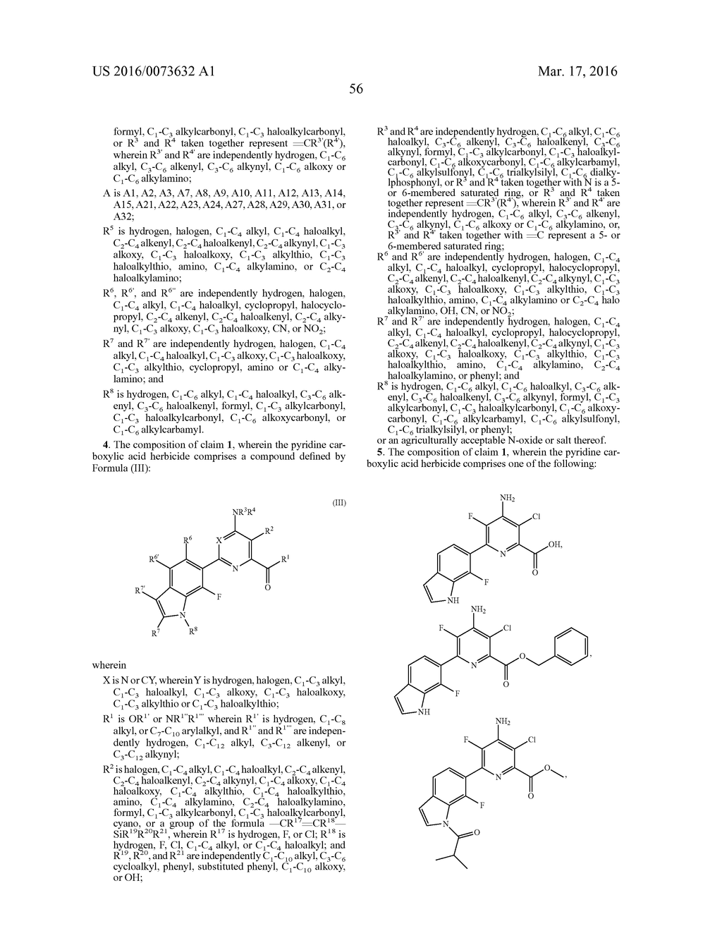 SAFENED HERBICIDAL COMPOSITIONS COMPRISING A PYRIDINE CARBOXYLIC ACID     HERBICIDE - diagram, schematic, and image 57