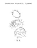 CONTAINER COMPRISING A FIRST CHAMBER AND A SECOND CHAMBER diagram and image