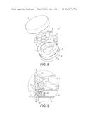 CONTAINER COMPRISING A FIRST CHAMBER AND A SECOND CHAMBER diagram and image