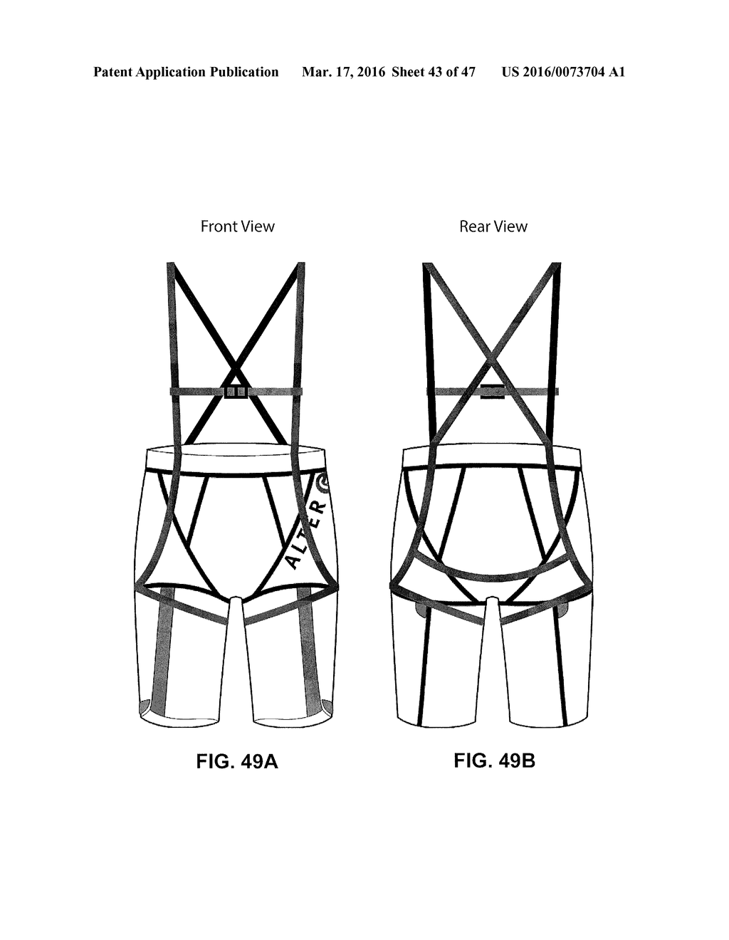 UNWEIGHTING GARMENTS FOR SIMULTANEOUS USE WITH UNWEIGHTING AND FALL SAFETY     SYSTEMS - diagram, schematic, and image 44
